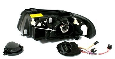 Кристални фарове  AUDI A4 (1999-2001) - черни