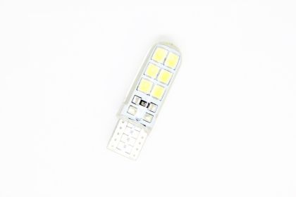 Диодна крушка Т10 с 12 smd 1210 - canbus