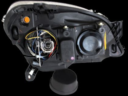 Кристални фарове за OPEL ASTRA H (2004-2009) - черни