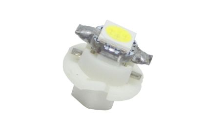 Лед крушки тип B8.4D 12V / 2W бял