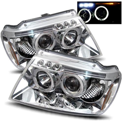 Кристални фарове Angel eyes Jeep Grand Cherokee (99-05)