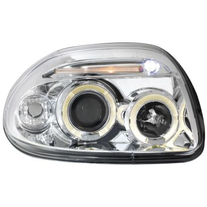 Кристални фарове ANGEL EYES RENAULT CLIO 2 (98-01) - хром