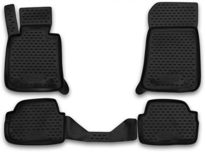 3D Гумени стелки за BMW 1 Серия E87 / E88 / E82 (2004-2011) - 4 pcs.