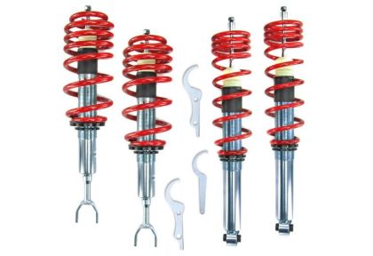 Регулируемо окачване за Audi A4 B5 (1995-2001) - Червени пружини