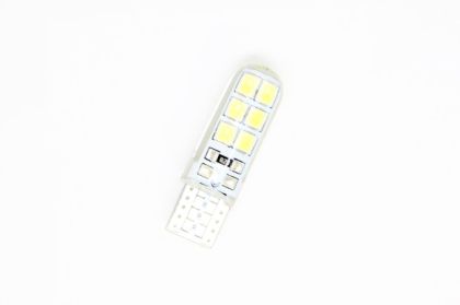 Диодна крушка Т10 с 12 smd 1210 - canbus