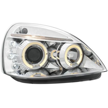 Кристални фарове ANGEL EYES RENAULT CLIO MK3 (01-05) - хром