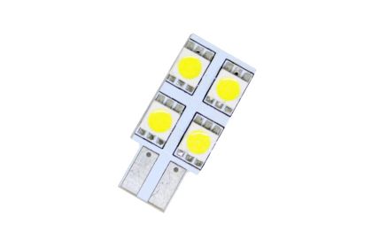 Лед крушки тип T10 с 4 SMD диода от едната страна