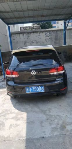 Спойлер антикрило за Volkswagen Golf 6 (2008-2013) GTI OSR Style - черен гланц