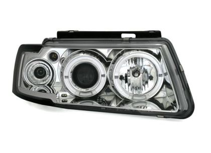 Кристални фарове  Angel Eyes VW PASSAT 3B/ B5 (97-00)  - хром