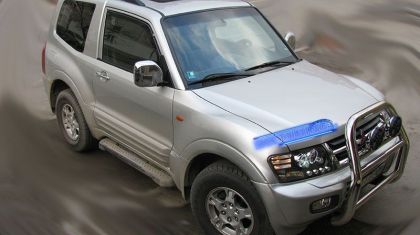 Кристални фарове за Mitsubishi Pajero (2001-2006) - черни