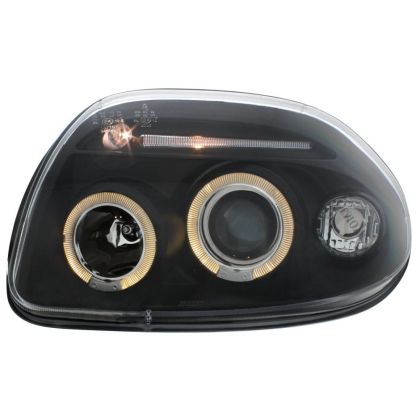 Кристални фарове ANGEL EYES RENAULT CLIO 2 (98-01) - черни