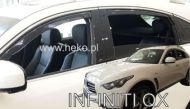 Ветробрани за INFINITI FX/QX (2008+) 5 врати - 4бр. предни и задни