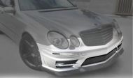 Предна броня за Mercedes W211 E-Class (2006-2009) - AMG Design с LED светлини