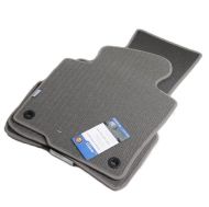 Мокетни стелки за VW Passat B6 / B7 3C (2005-2014) - кръгли щипки - Сиви