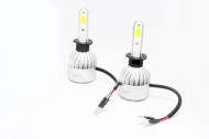 Лед крушки - Led система Н1 за фарове S2 - 7600 Лумена, 36W - COB 6000K