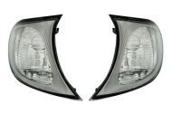 Кристални мигачи до фара BMW E46 седан (01-05) - хром