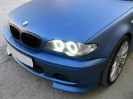 Ангелски Очи Диодни за BMW E46 купе (2003+) с 60 диода - Бял цвят