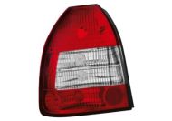 Кристални стопове HONDA CIVIC 3D (1996-2001) - Червени / Хром
