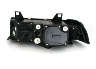 Кристални фарове CCFL Angel Eyes BMW E36 (91-99) 2d coupe - черни