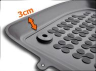 Гумени стелки за CITROEN C-Crosser / PEUGEOT 4007 (2007-2012) / MITSUBISHI Outlander II (2006-2013) / Outlander III (2012-2021) / ECLIPSE CROSS (2017-2021) - тип леген