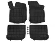 Гумени стелки за Golf 4 / VW Bora / Beetle / Jetta / Skoda Octavia 1 (1997-2010) / Seat Leon / Seat Toledo (1999-2005) - тип леген