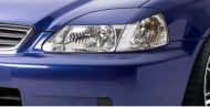 Вежди за фарове за Honda Civic (2001-2003) - черни