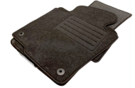 Мокетни стелки за VW Passat B6 / B7 / 3С (2005-2014) - с кръгли щипки
