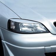 Вежди за фаровете OPEL ASTRA G (98-04) - черни