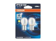 Хромирани крушки за мигачи Osram - с разминати пинове