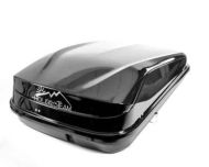 Автобокс Junior Easy 145x94x40cm с 85 mm крепежи, с ключ, 420 литра - черен гланц