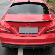 Спойлер за багажник Mercedes W117 CLA (2013-2019) - AMG - черен гланц