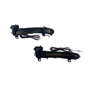 Диодни мигачи за странични огледала за BMW i3, X1 E84, E90, F20, F21, F22, F23, F30, F31, F34, F32, F33, F10, F11, F07, F01, D02, D04 (2011-2019) - опушени с бягащ мигач