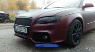 Предна броня за Audi A4 B7 8E (2004-2008) - S-Line Design с черна решетка без отвори за парктроник