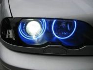 Ангелски Очи CCFL за BMW E46 седан, комби (1998-2005) / купе (1998-2003) - Син цвят