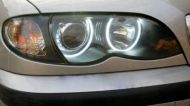 Ангелски Очи CCFL за BMW E46 седан, комби (1998-2005) / купе (1998-2003) - Бял цвят