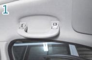 Конзола за слънчеви очила за BMW E60 / E90 / E91 / E92 / X1 E84 2009+ - черна