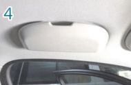 Конзола за слънчеви очила за BMW E60 / E90 / E91 / E92 / X1 E84 2009+ - черна