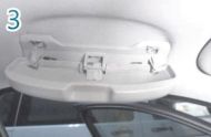 Конзола за слънчеви очила за BMW E90 / E91 / E92 / X1 E84 2009+ - сива