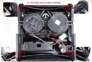 Капаче за централна конзола на BMW X5 E70, X6 E71 (2007+)