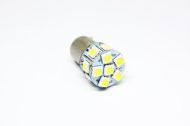 Диодна крушка тип BA15S с 13 SMD диода двойна светлина Бяла