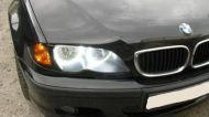 Ангелски Очи Диодни за BMW E46 седан, комби (1998-2005) / купе (1998-2003) с 60 диода - Бял цвят