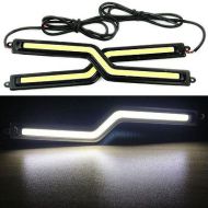 Универсални диодни светлини COB 18CM 12W - черен корпус