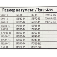 Метални вериги за сняг - размер 50 за 13