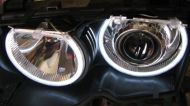 Биксенон лупи за вграждане за BMW E46 с фабричен дизайн - ретрофит