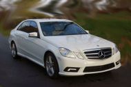 Решетка Mercedes W212 E-Class (2009-2014) - AMG черна с хром лайсни