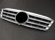 Решетка за Mercedes W203 (00-07) sedan - 4 ребра хром