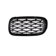 Решетки за BMW X5 F15 / X6 F16 (2013+) - Гланц - Diamond design - хром / черно