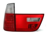 Диодни стопове BMW X5  (1999-2006) - черен хром