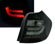 Диодни стопове със светловоди  BMW E87  (2004-2007) - черни