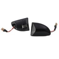 Диодни мигачи за калник за Smart Fortwo W451 (2007-2017) - опушени с бягащ мигач